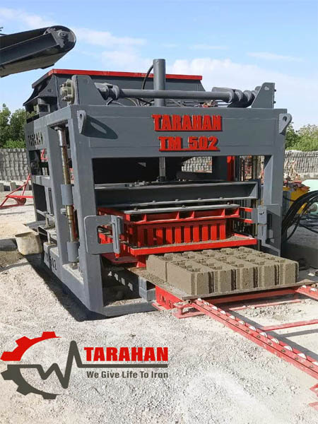 دستگاه بلوک زن، جدول زن و کفپوش زن بتنی ثابت TM-108