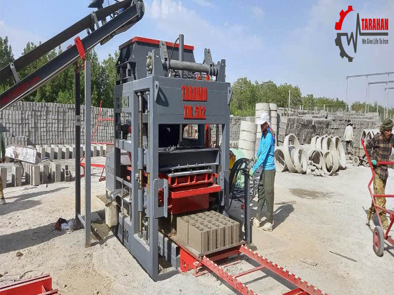 دستگاه بلوک زن، جدول زن و کفپوش زن بتنی ثابت TM-108