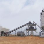 محطة خلط خرسانة 100