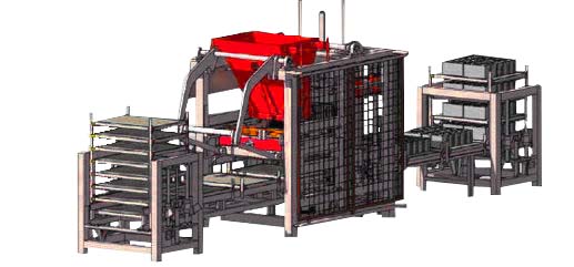 Tarahan TM-518 Automatic Concrete Block Machine