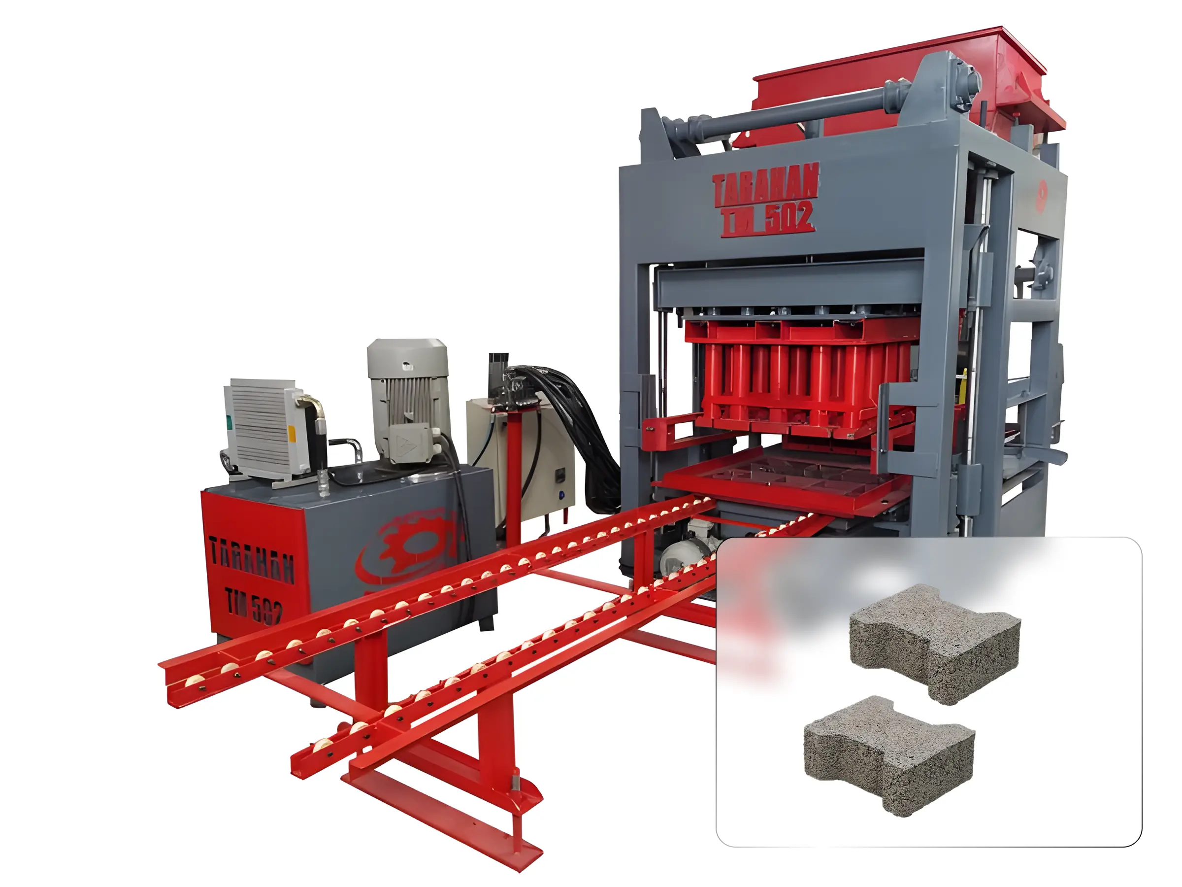 Paving block making machine