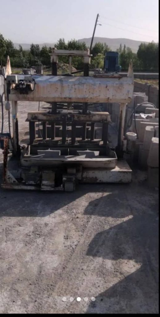 میکسر و دستگاه بلوک زن و جدول زنی دست دوم