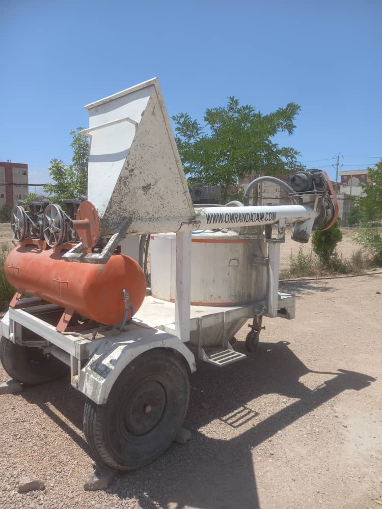 دستگاه فوم بتن کار کرده در حد نو